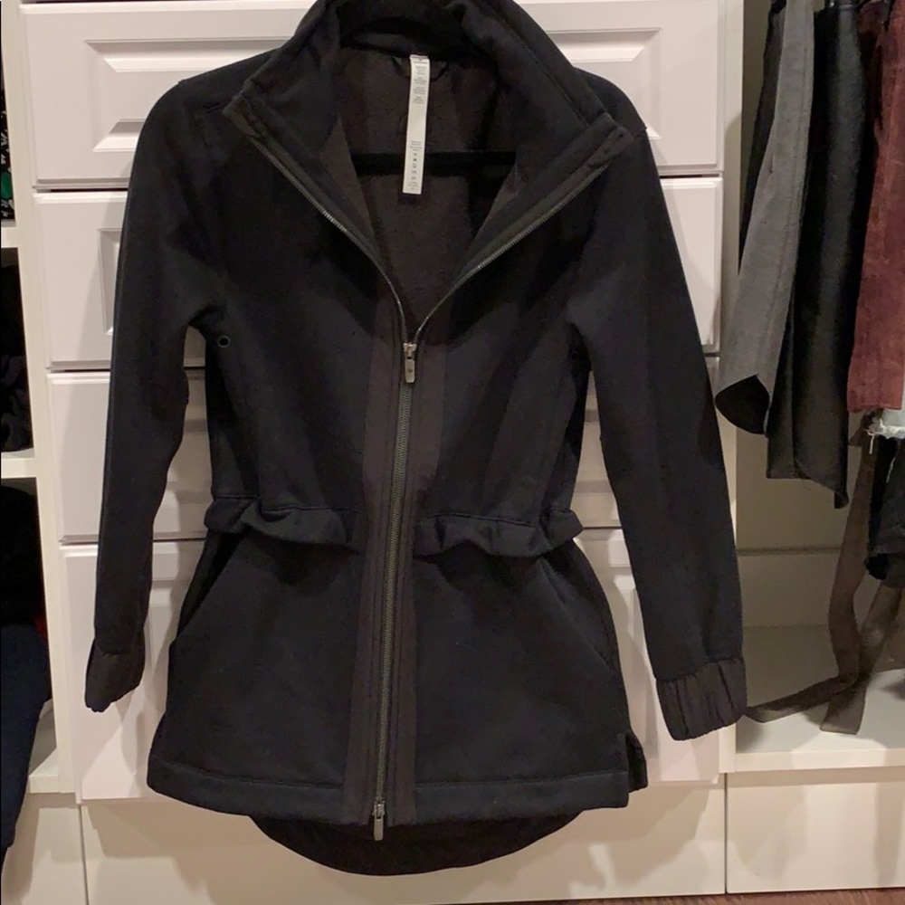 Lululemon black long jacket